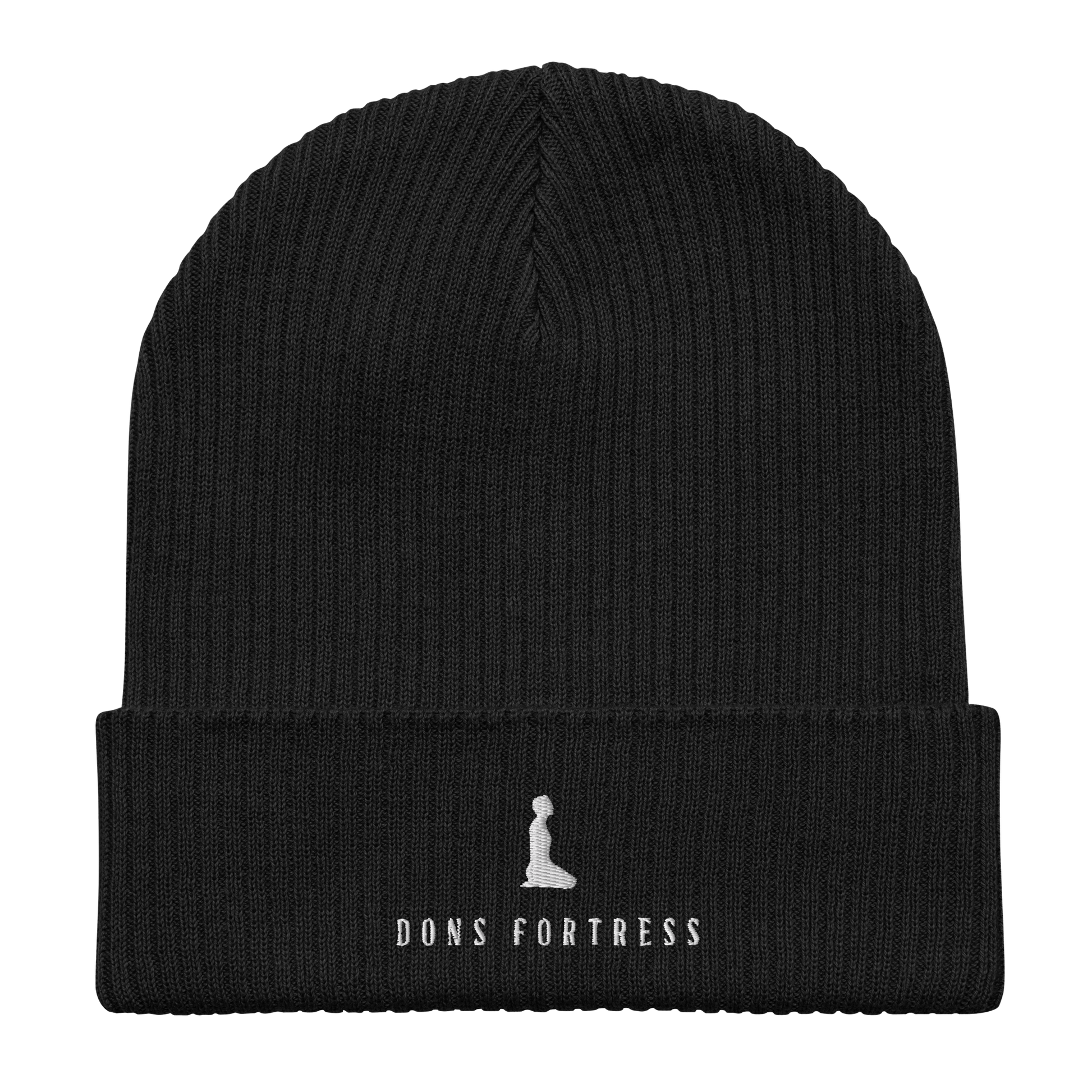 Dons Fortress Mankind Beanie in Black WS Flat