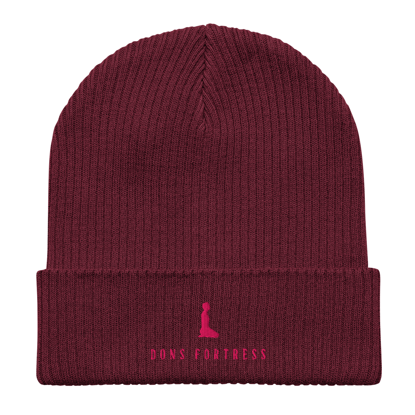 Dons Fortress Mankind Beanie in Burgundy Flat