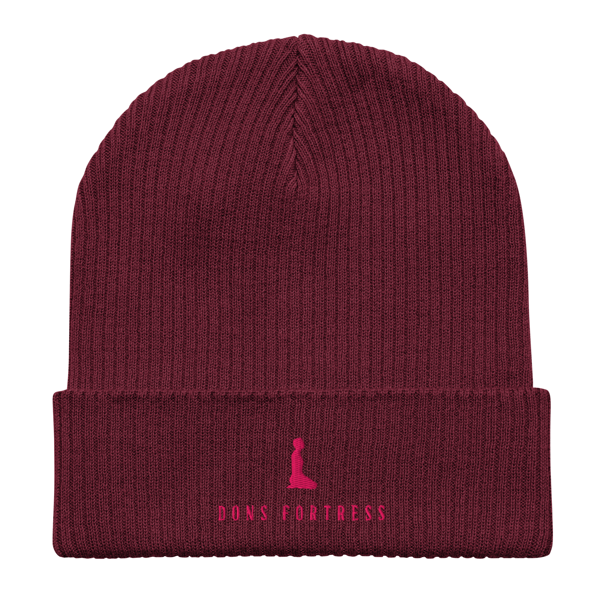 Dons Fortress Mankind Beanie in Burgundy Flat