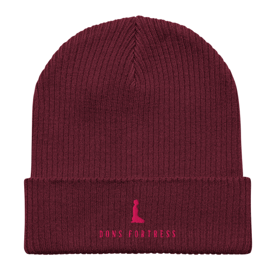 Dons Fortress Mankind Beanie in Burgundy Flat