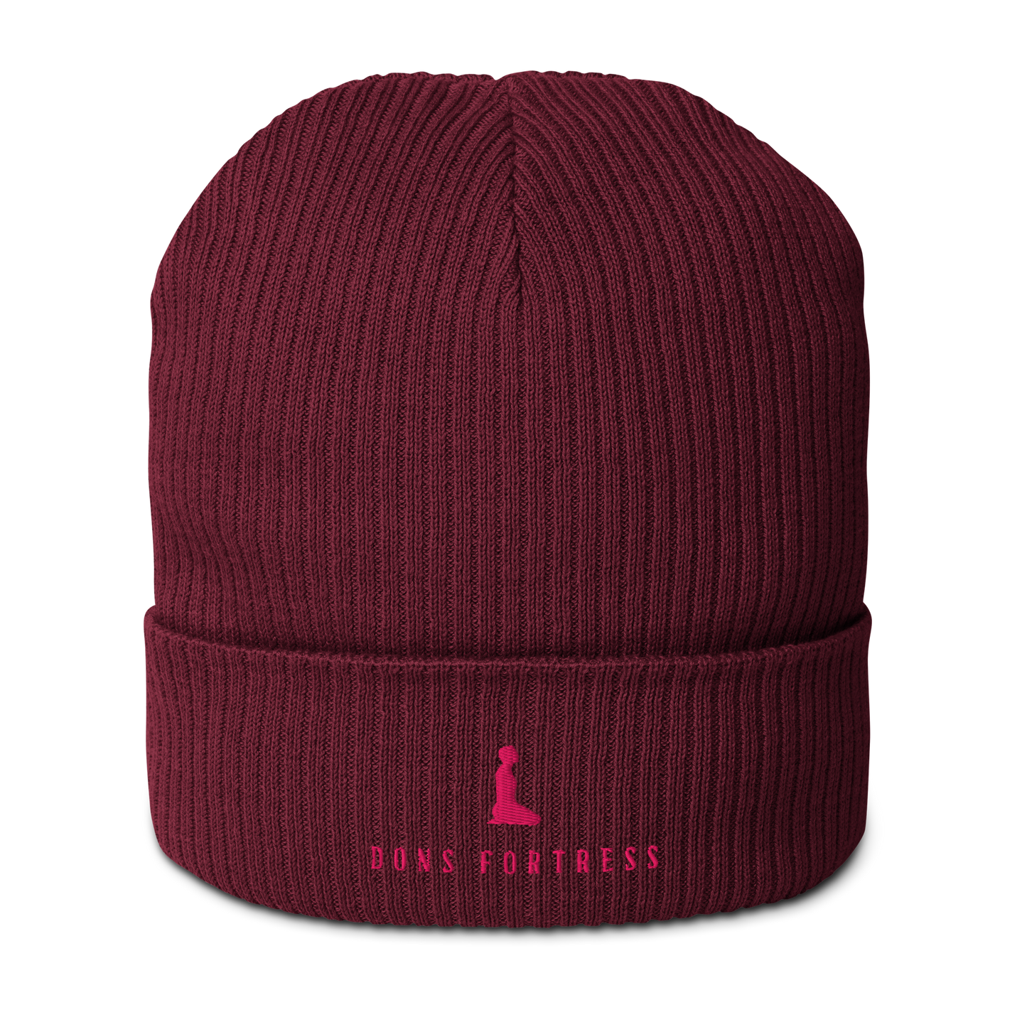 Dons Fortress Mankind Beanie in Burgundy ON