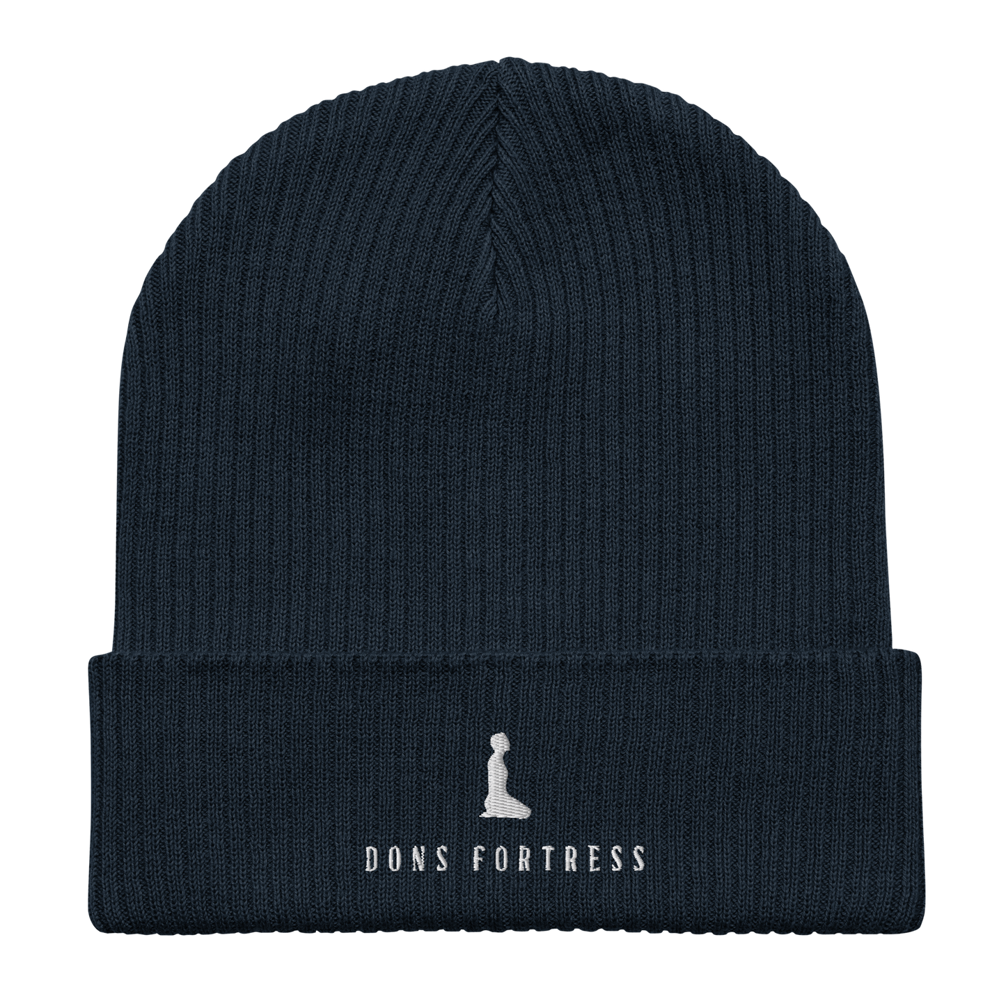 Dons Fortress Mankind Beanie in Navy WS Flat