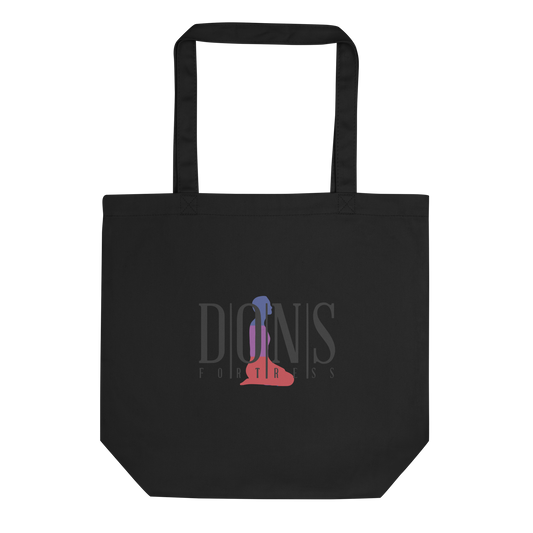 Dons Fortress Medium Hebron Tote Bag in Black Front