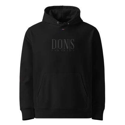 Dons Fortress Mens Nebo Hoodie in Black UD PNG Front