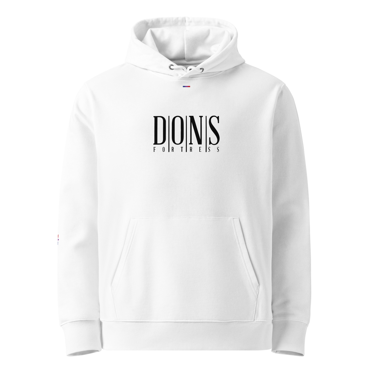 Dons Fortress Mens Nebo Hoodie in White UD PNG Front