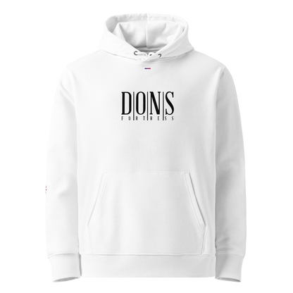 Dons Fortress Mens Nebo Hoodie in White UD PNG Front