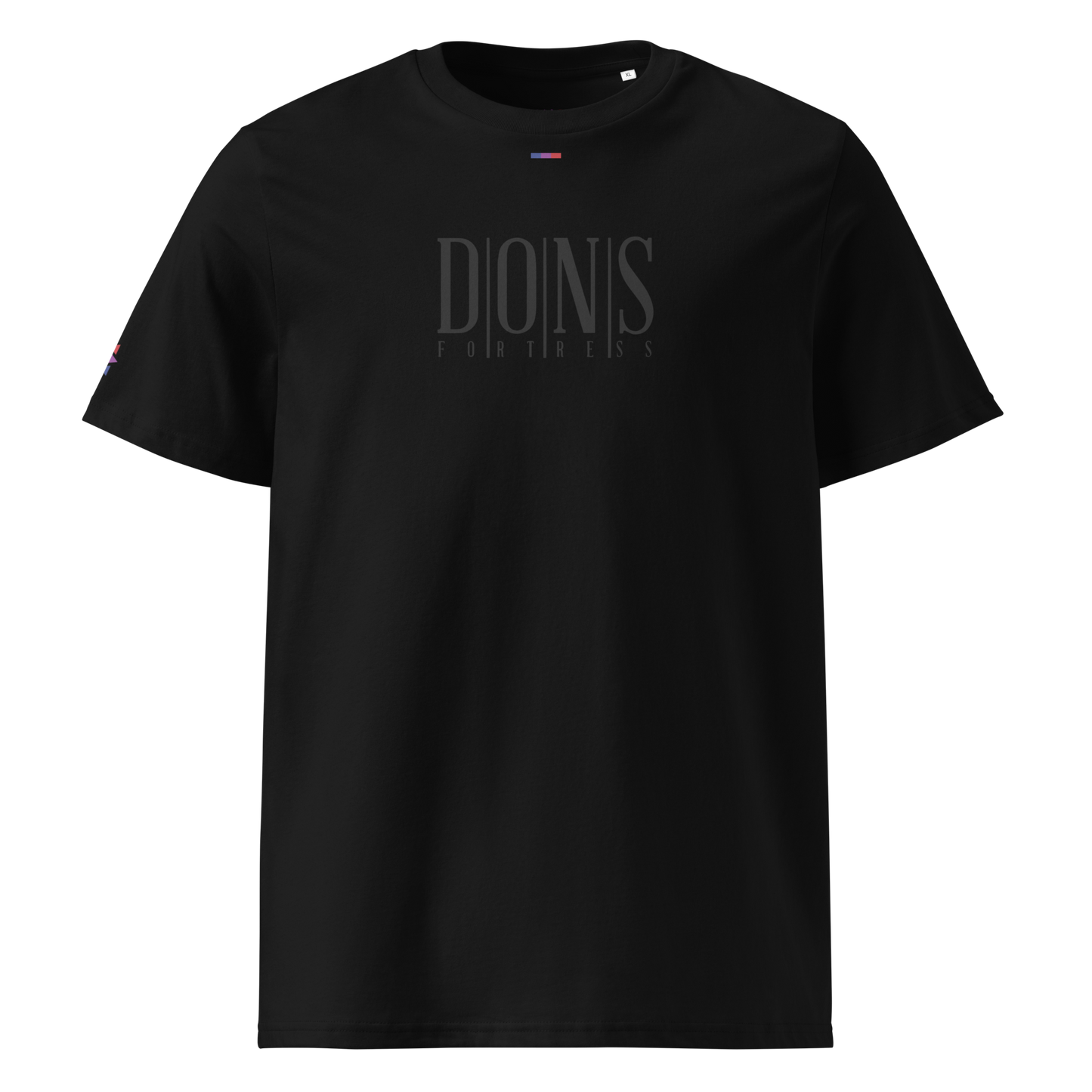 Dons Fortress Nebo Tee in Black Front