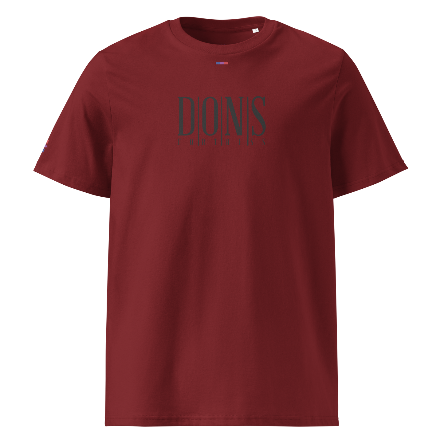 Dons Fortress Nebo Tee in Burgundy Front