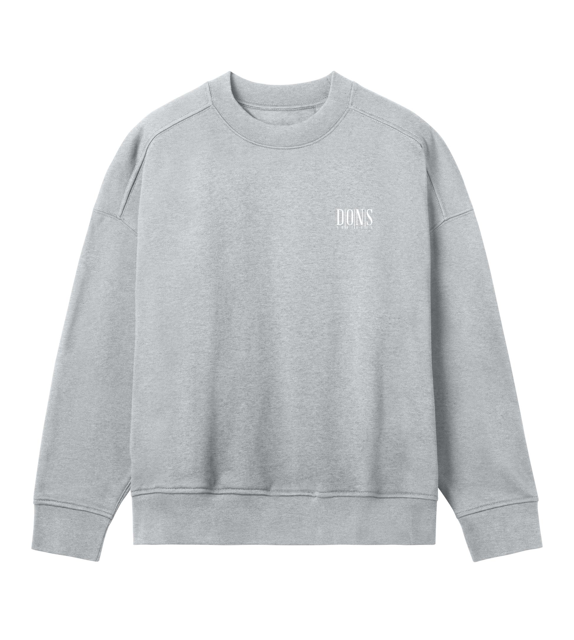 Dons Fortress OS Principal-Hybrid Pullover in Grey Melange Front Womens