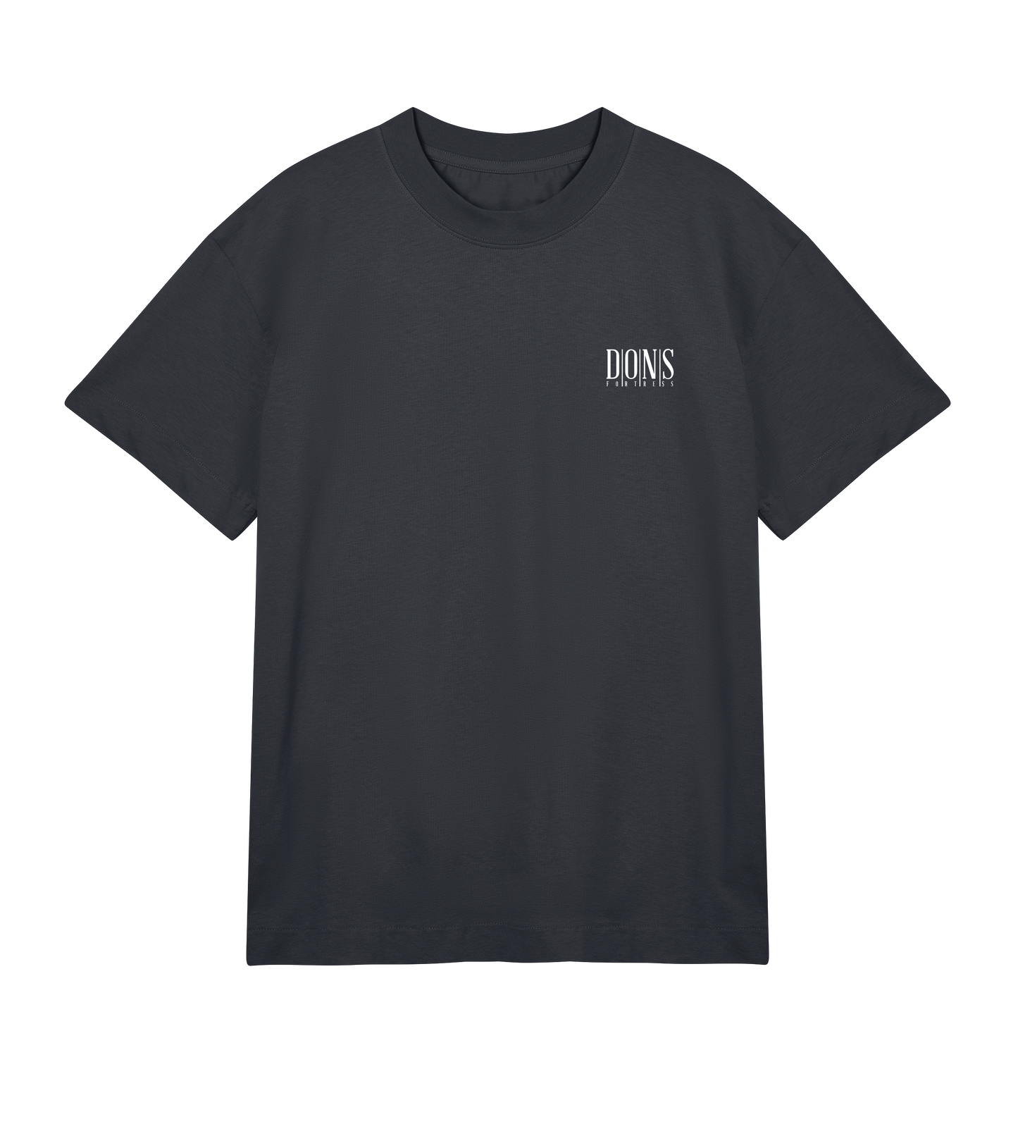 Dons Fortress OS Principal-Hybrid Tee in Off-Black Front