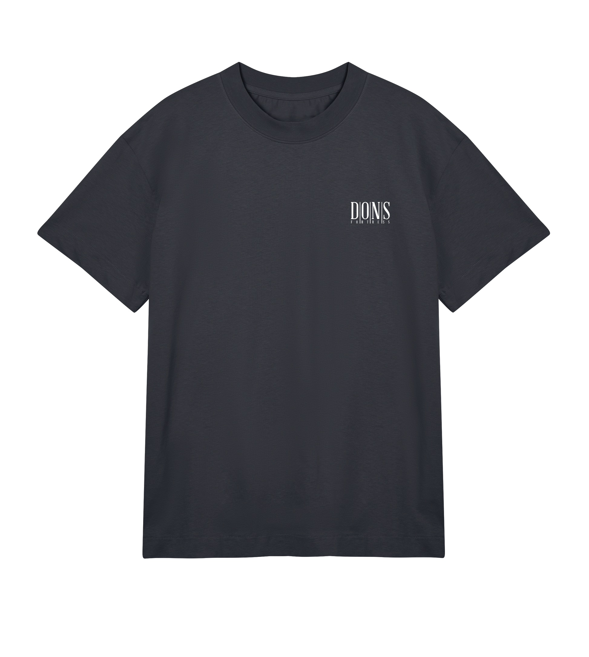 Dons Fortress OS Principal-Hybrid Tee in Off-Black Front