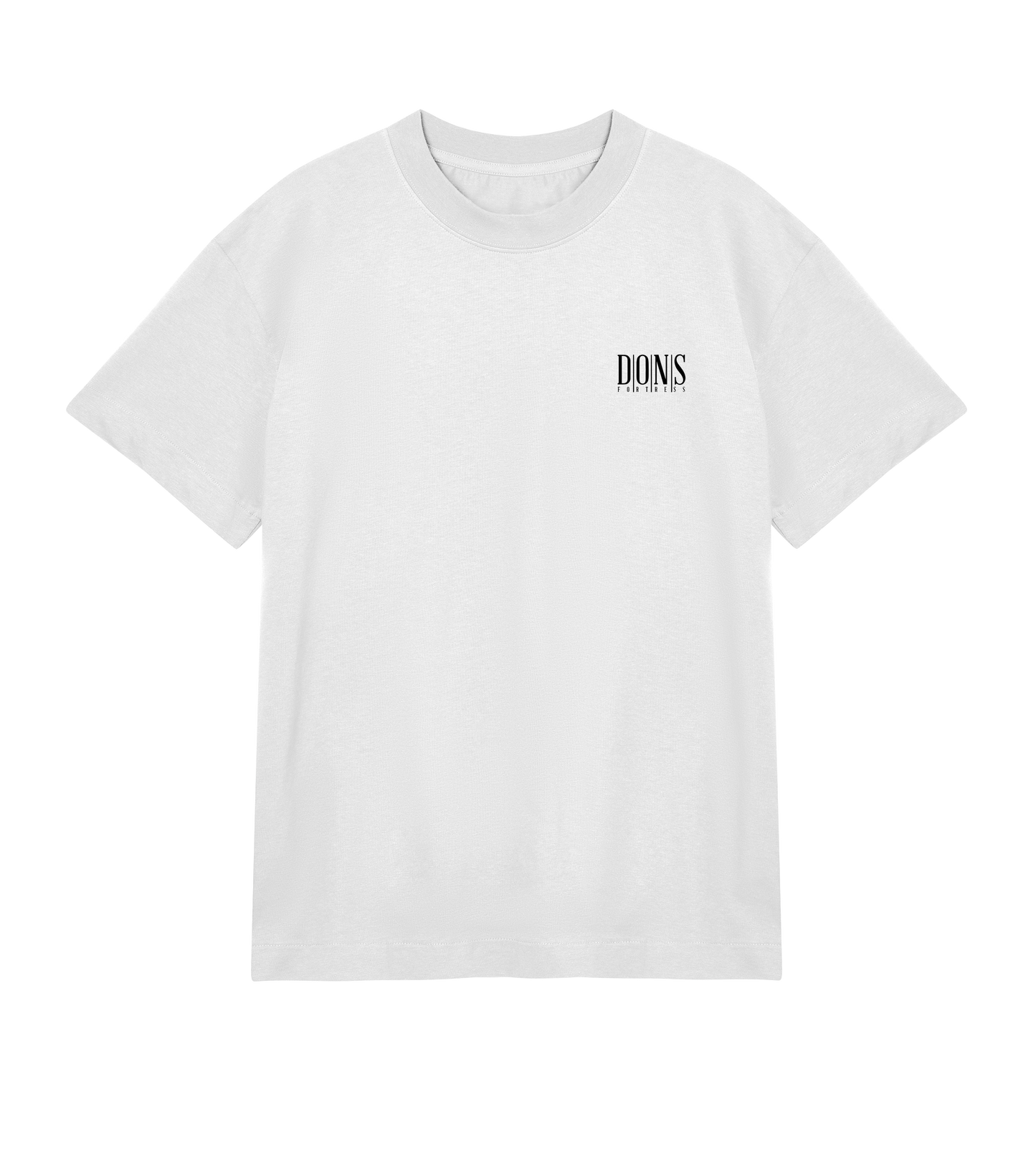 Dons Fortress OS Principal-Hybrid Tee in Off-White Front