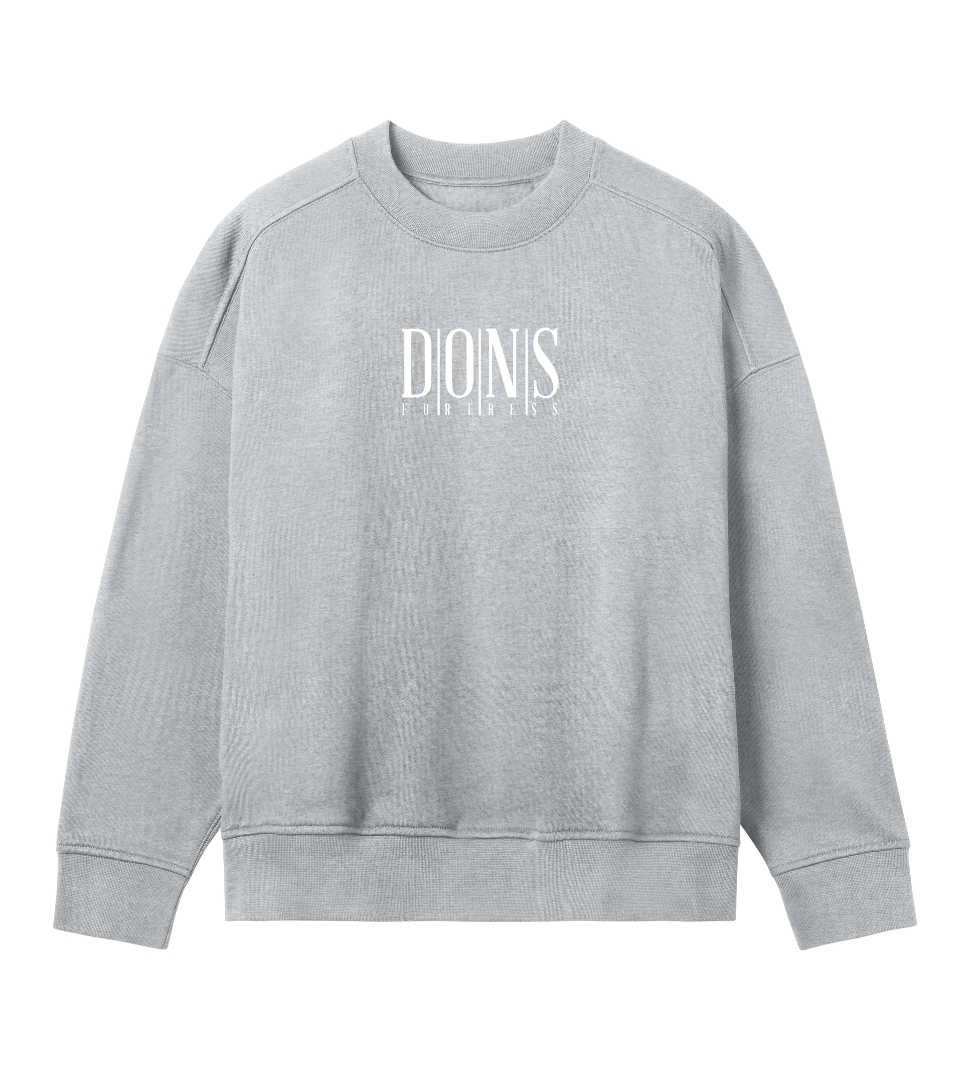 Dons Fortress OS Principal Pullover in Grey Melange Front Womens
