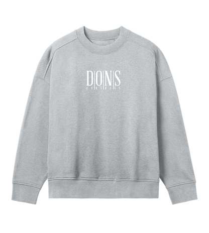 Dons Fortress OS Principal Pullover in Grey Melange Front Womens