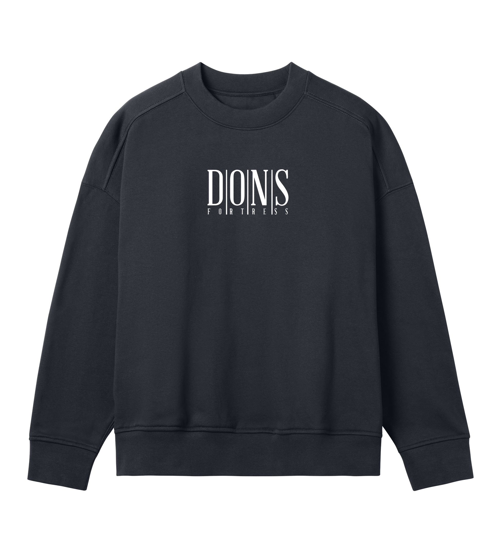 Dons Fortress OS Principal Pullover in Off Black Front Womens