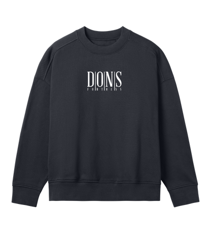 Dons Fortress OS Principal Pullover in Off Black Front Womens