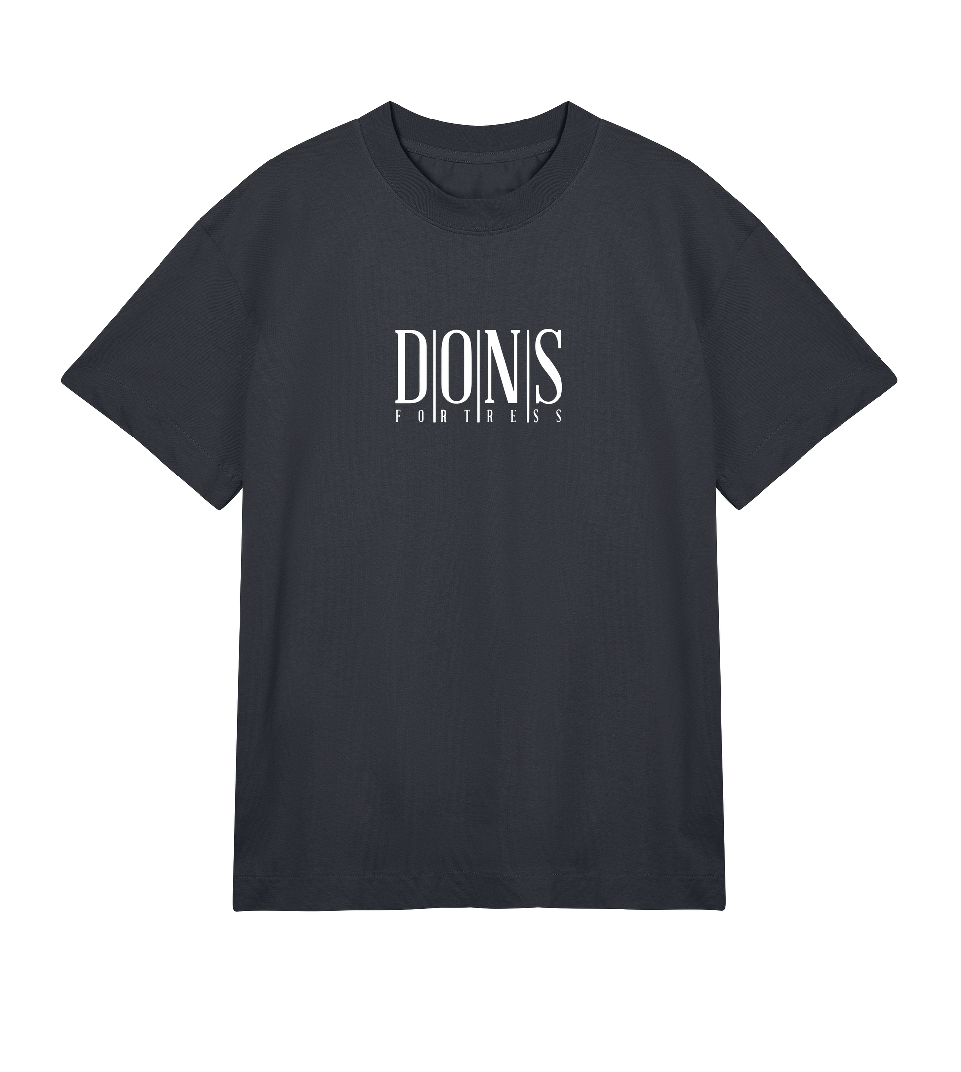 Dons Fortress OS Principal Tee in Off-Black Front