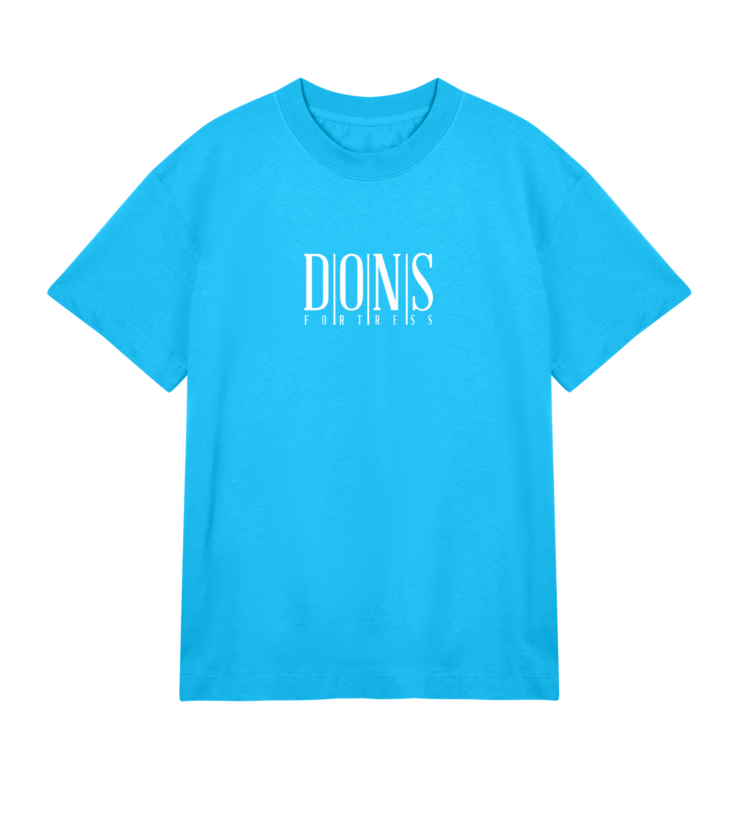 Dons Fortress OS Principal Tee in Turquoise Front