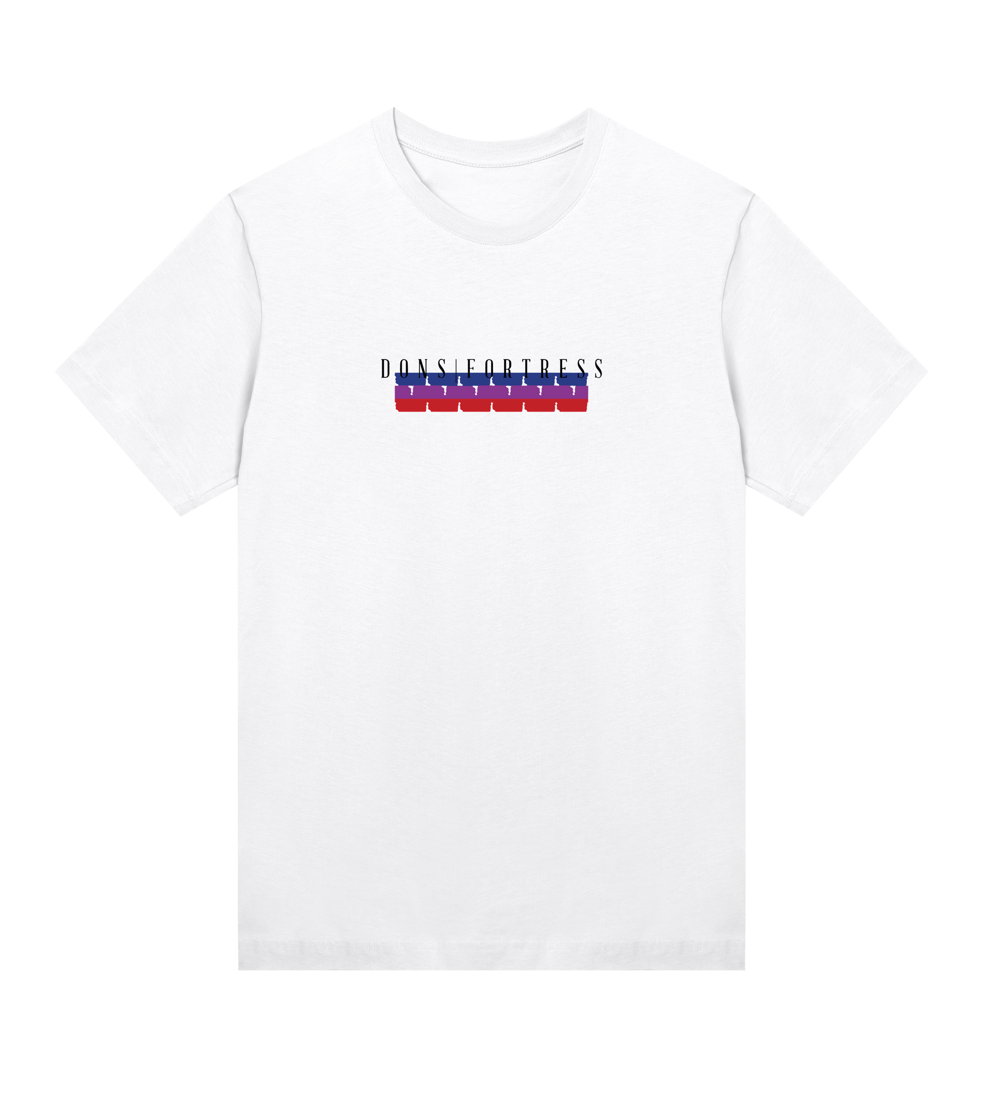Dons Fortress Ophire Tee in White Front Womens