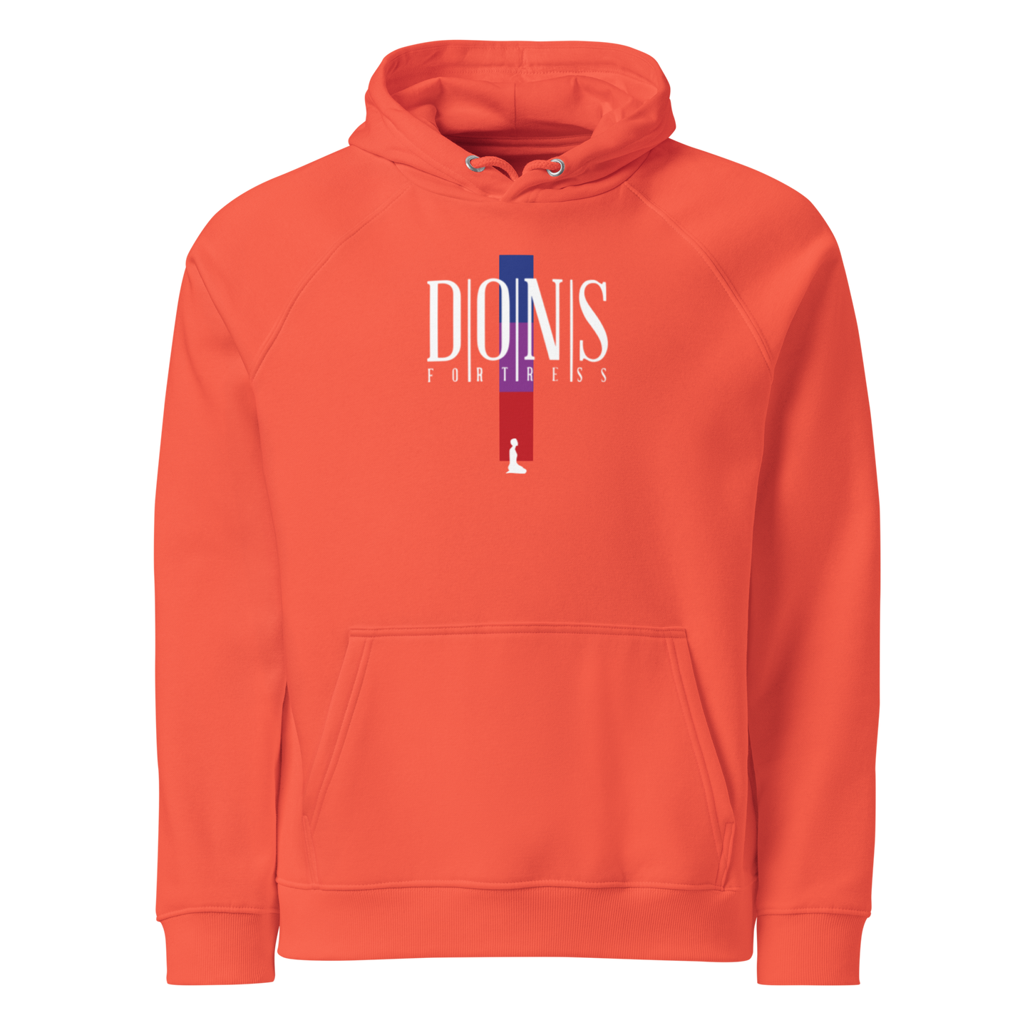 Dons Fortress Perera Hoodie in Burnt Orange Front