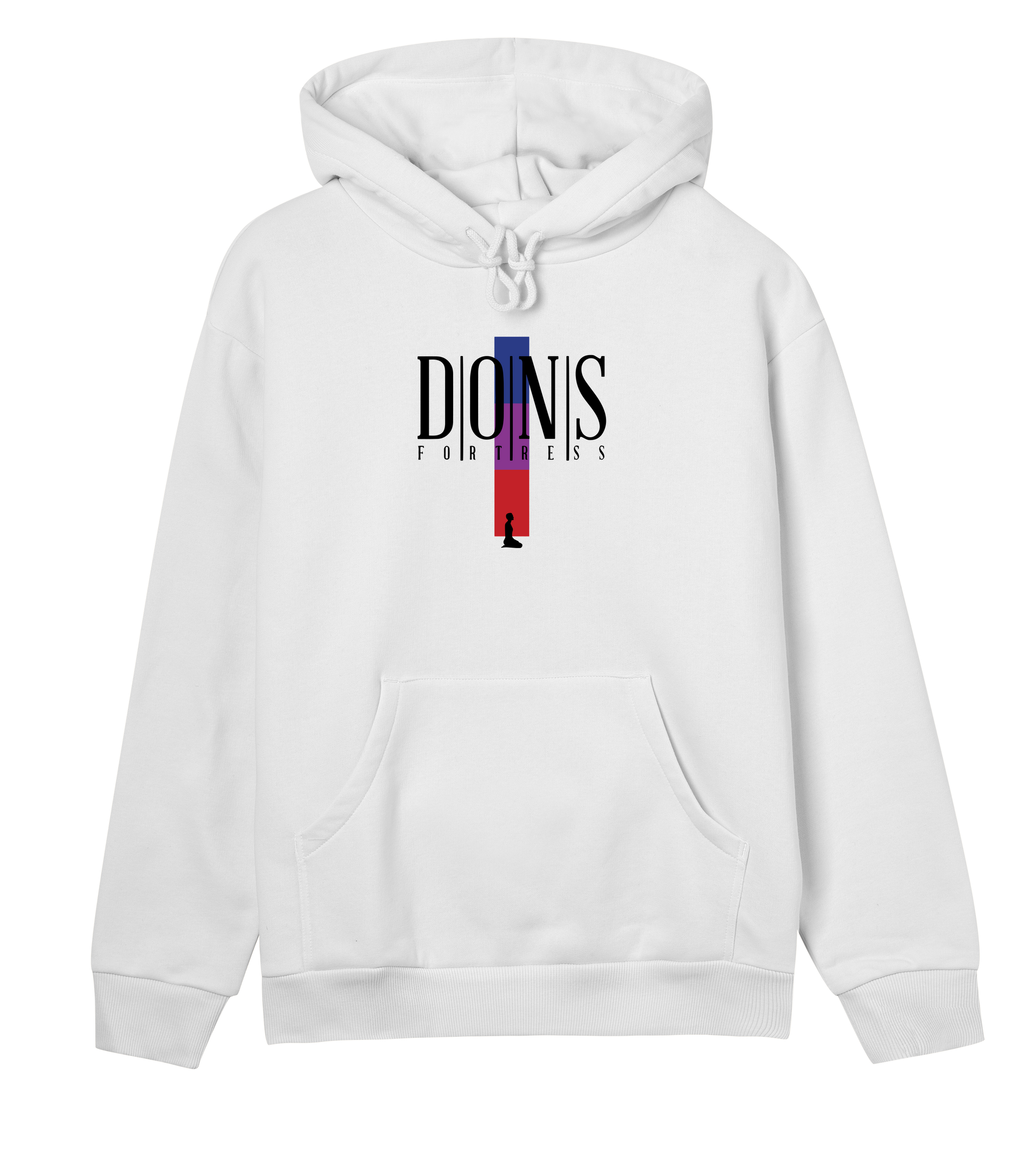 Dons Fortress Perera Hoodie in Off White Front Womens