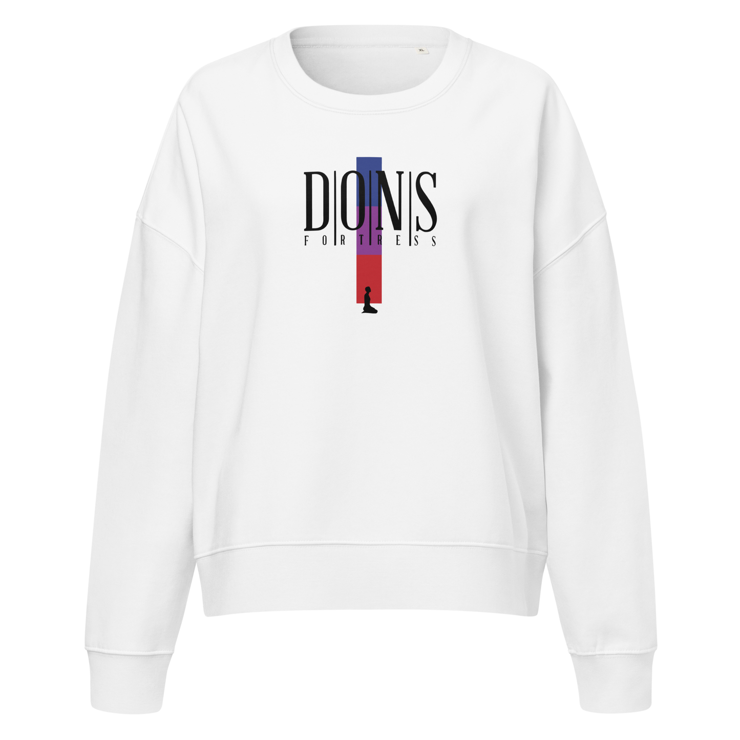 Dons Fortress Perera Pullover in white Front