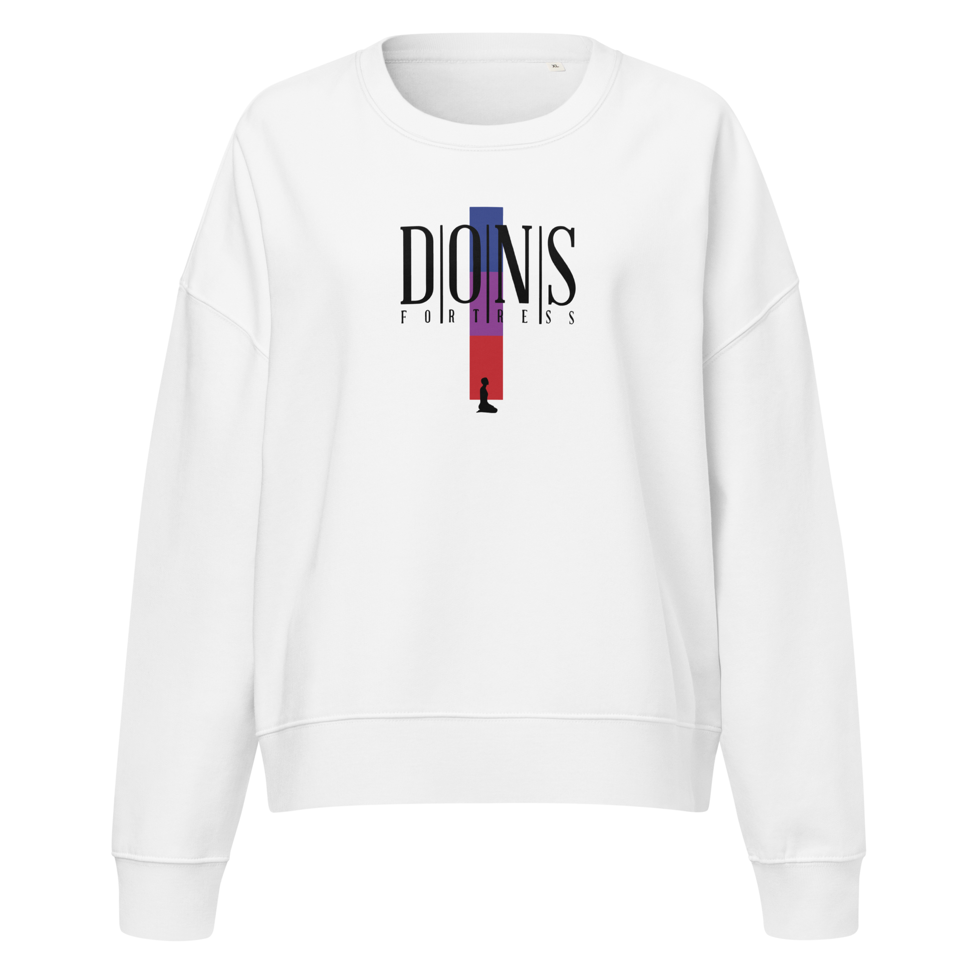 Dons Fortress Perera Pullover in white Front