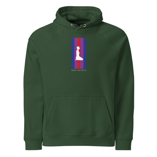 Dons Fortress Pirathon Hoodie in Bottle Green WP Front