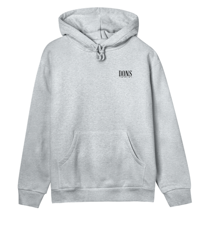 Dons Fortress Principal-Hybrid BP Hoodie in Grey Melange Front Womens
