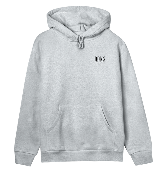 Dons Fortress Principal-Hybrid BP Hoodie in Grey Melange Front Womens
