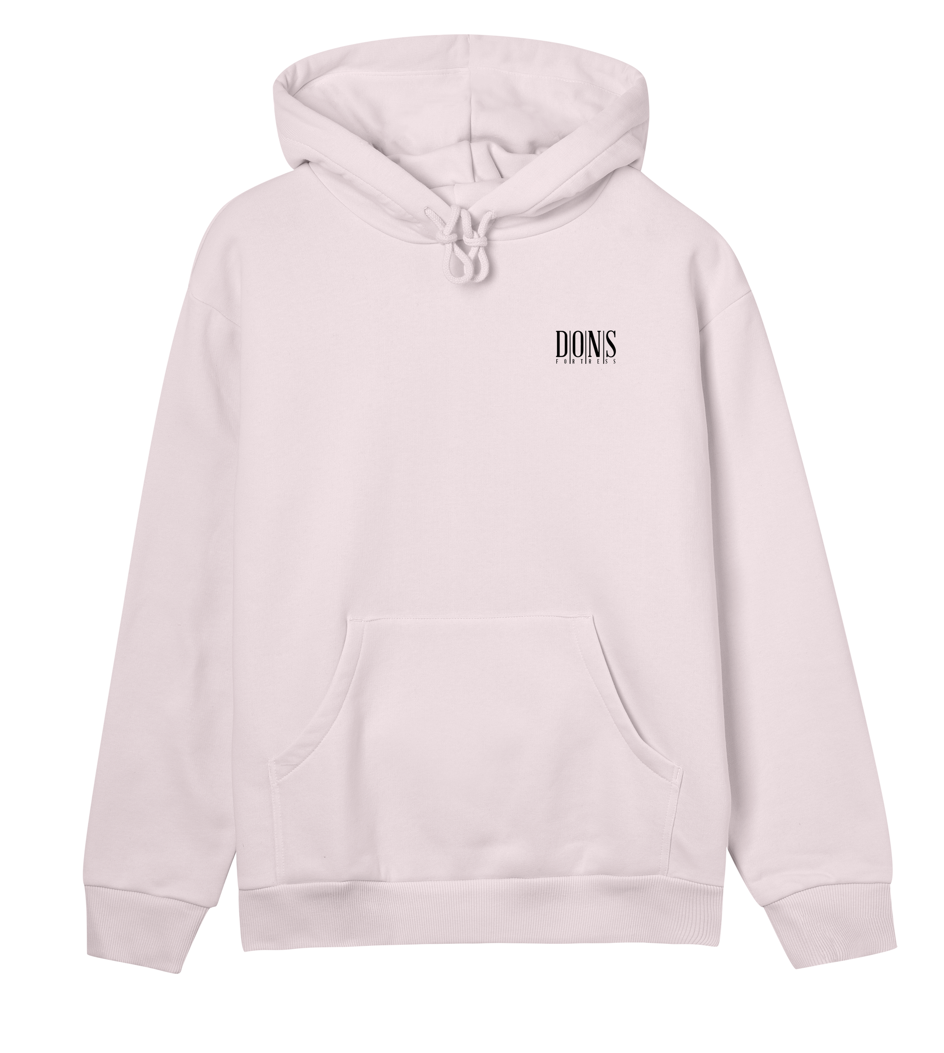 Dons Fortress Principal-Hybrid Hoodie BP in Soft Pink Front Womens
