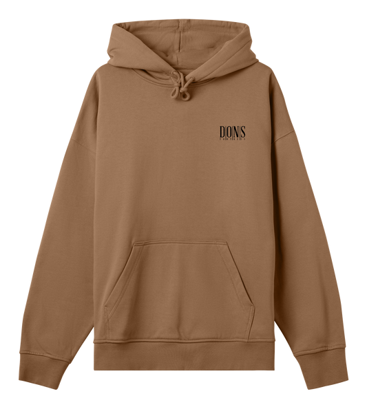Dons Fortress Principal-Hybrid Hoodie BP in Toffee Brown Front