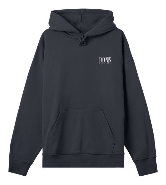 Dons Fortress Principal-Hybrid Hoodie in Off-Black Front