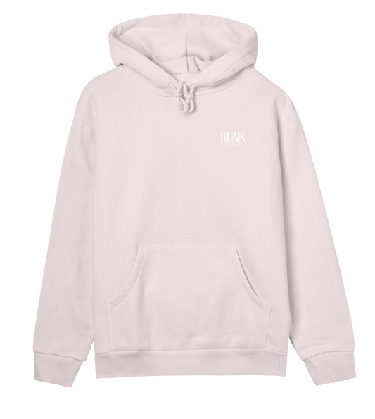 Dons Fortress Principal-Hybrid Hoodie in Soft Pink Front Womens