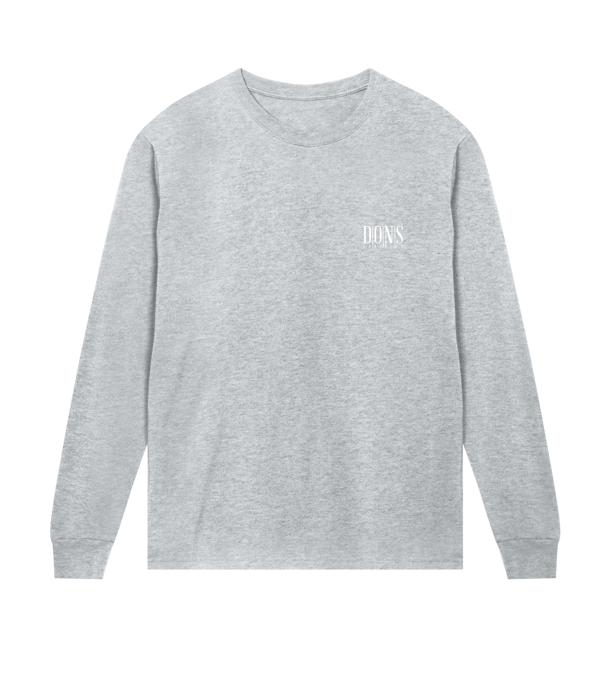 Dons Fortress Principal-Hybrid LS Tee in Grey Melange Front