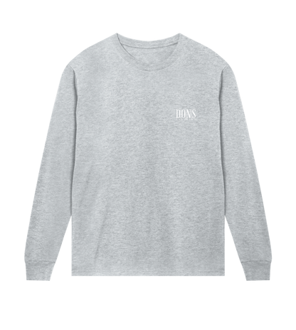 Dons Fortress Principal-Hybrid LS Tee in Grey Melange Front