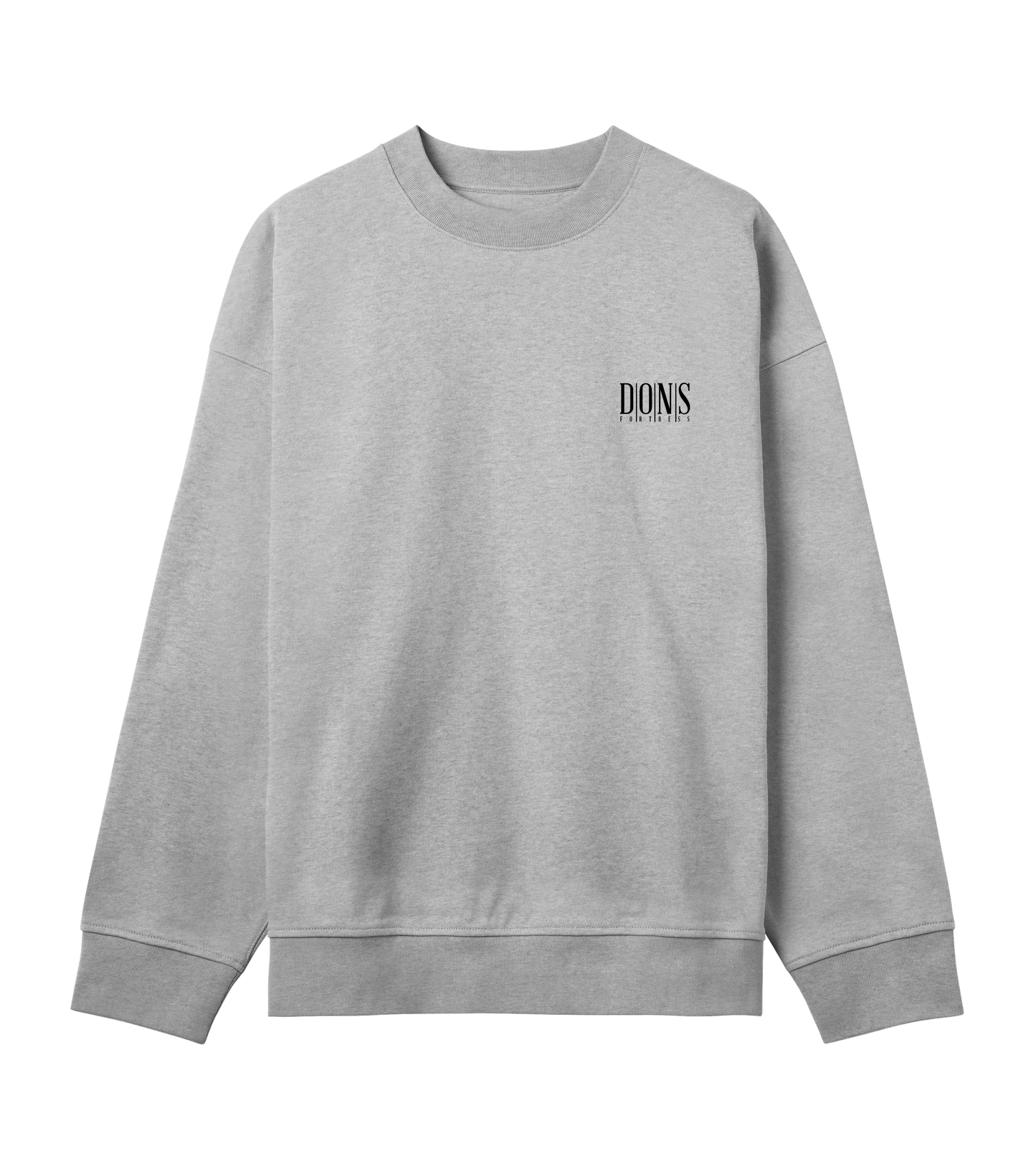 Dons Fortress Principal-Hybrid Pullover BP in Grey Melange Front