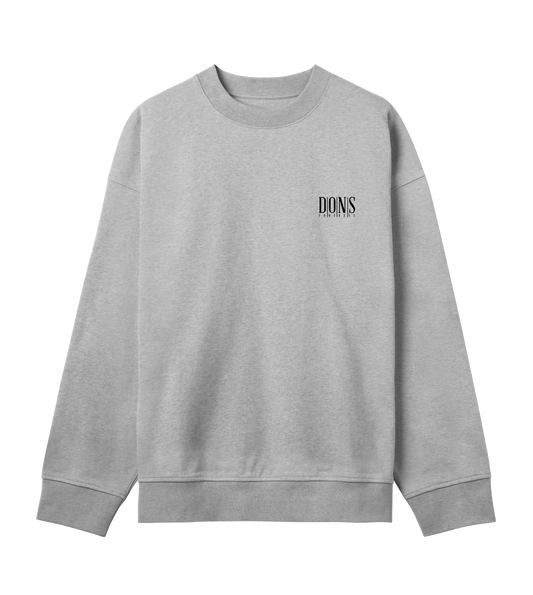 Dons Fortress Principal-Hybrid Pullover BP in Grey Melange Front
