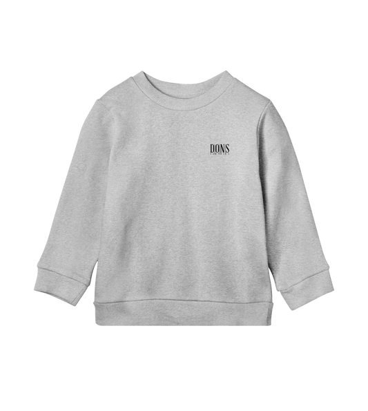 Dons Fortress Principal-Hybrid Pullover BP in Grey Melange Front Kids