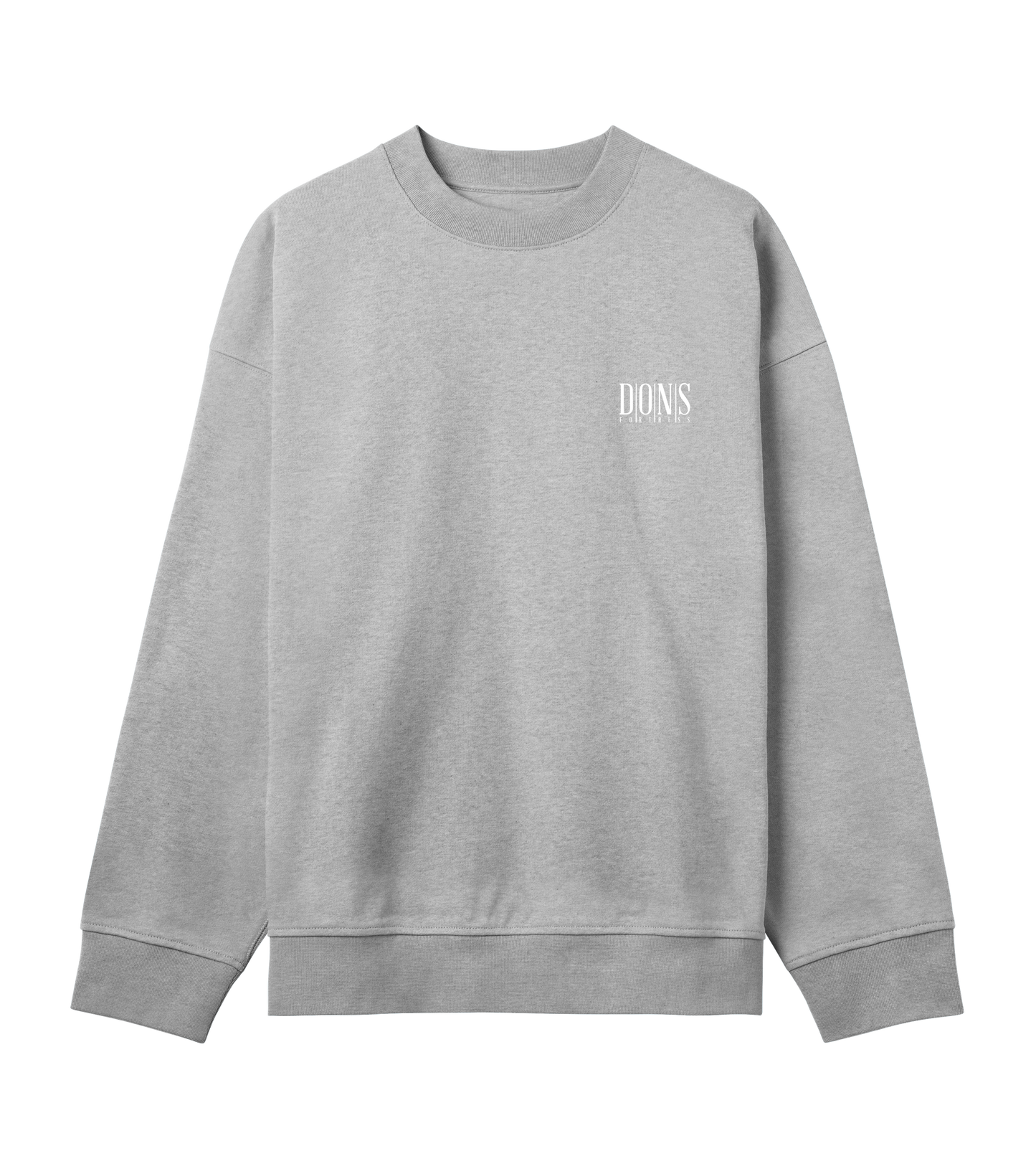 Dons Fortress Principal-Hybrid Pullover in Grey Melange Front