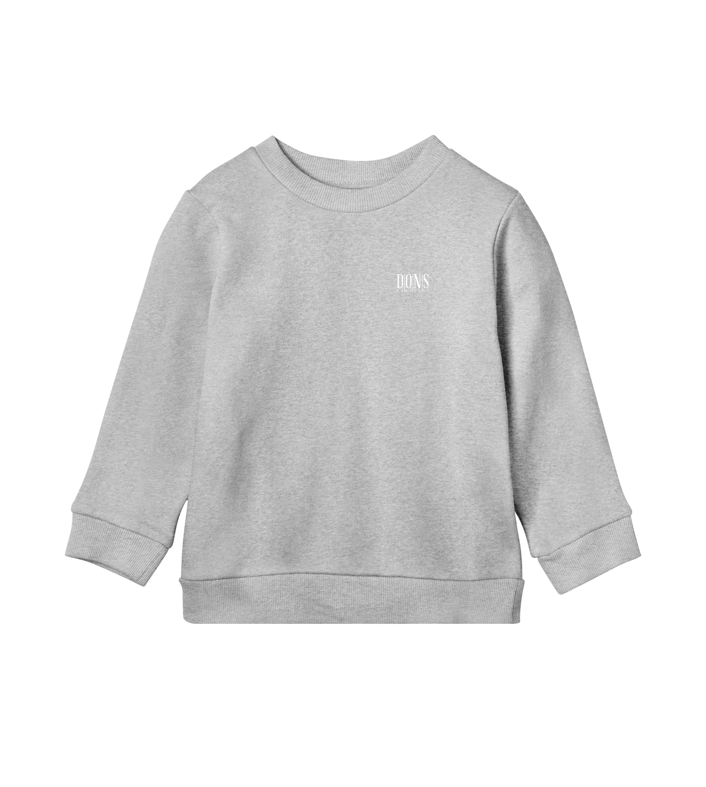 Dons Fortress Principal-Hybrid Pullover in Grey Melange Front Kids