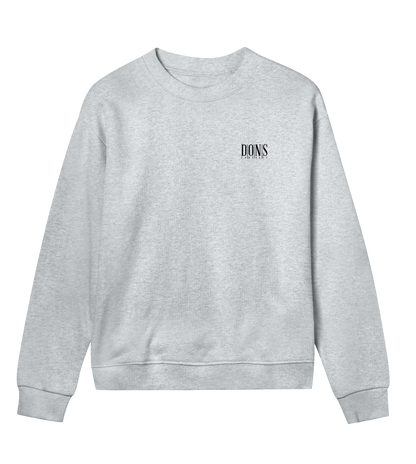 Dons Fortress Principal-Hybrid Pullover in Grey Melange Front Womens
