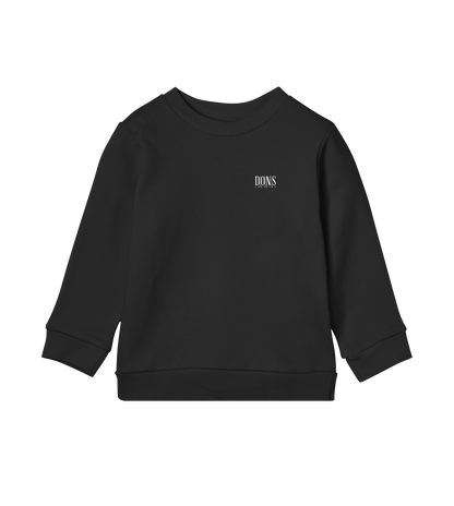 Dons Fortress Principal-Hybrid Pullover in Off Black Front Kids
