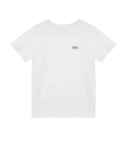 Dons Fortress Principal-Hybrid Tee Tri in White Front Kids