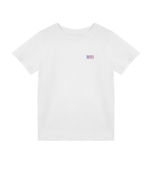Dons Fortress Principal-Hybrid Tee Tri in White Front Kids