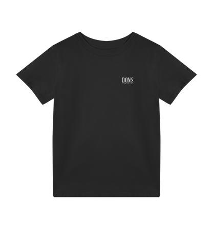 Dons Fortress Principal-Hybrid Tee in Black Front Kids