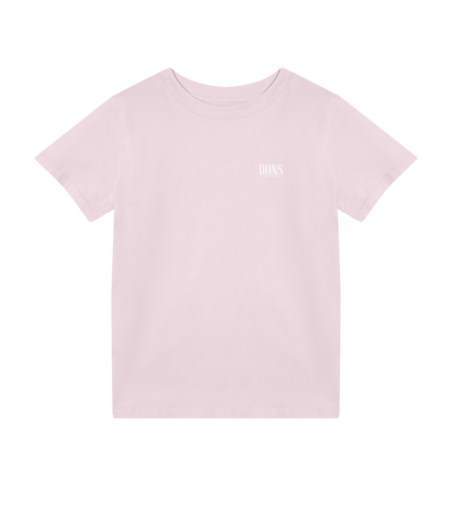 Dons Fortress Principal-Hybrid Tee in Soft Pink Front Kids