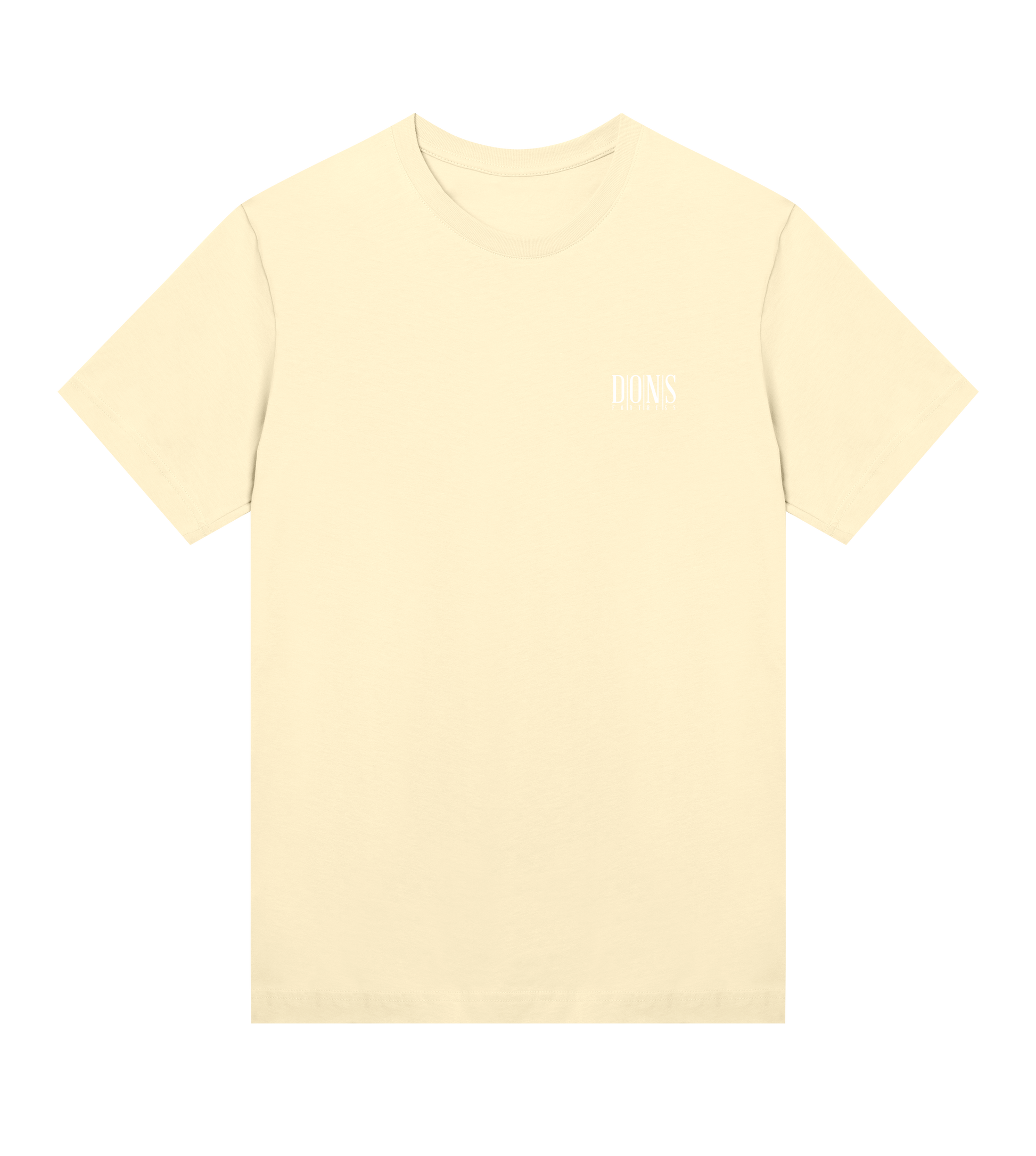 Dons Fortress Principal-Hybrid Tee in Soft Yellow Front Womens
