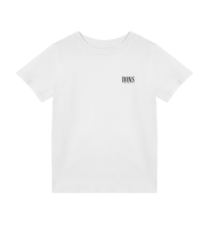 Dons Fortress Principal-Hybrid Tee in White Front Kids