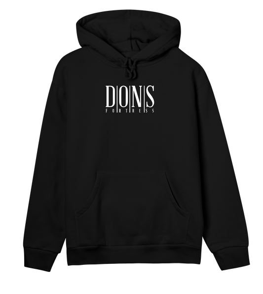 Dons Fortress Principal Hoodie in Black Front Womens